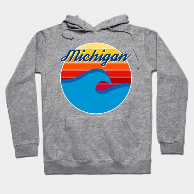 Michigan Sunset Hoodie by Megan Noble